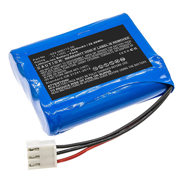 Comen 022-000113-00 accu (11.1 V, 2600 mAh, 123accu huismerk)  ACO00478 - 1