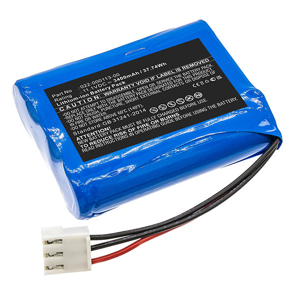 Comen 022-000113-00 accu (11.1 V, 3400 mAh, 123accu huismerk)  ACO00479 - 1