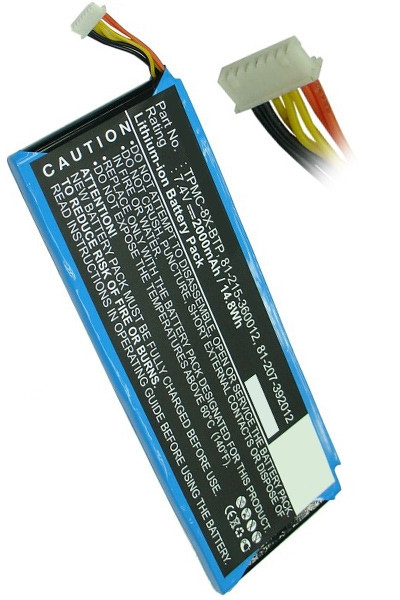 Creston TPMC-8X-GA / TPMC-8X-BTP accu (2000 mAh, 123accu huismerk)  ACR00094 - 1