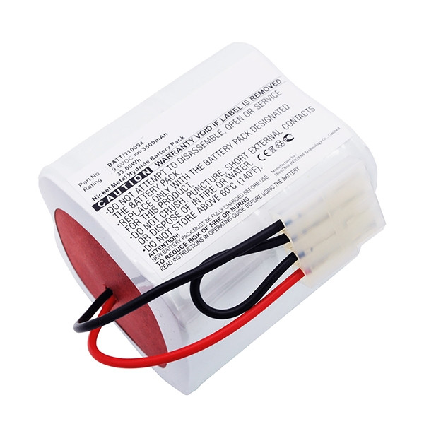 Criticon 120094 / BATT/110094 accu (9.6 V, 3500 mAh, 123accu huismerk)  ACR00075 - 1