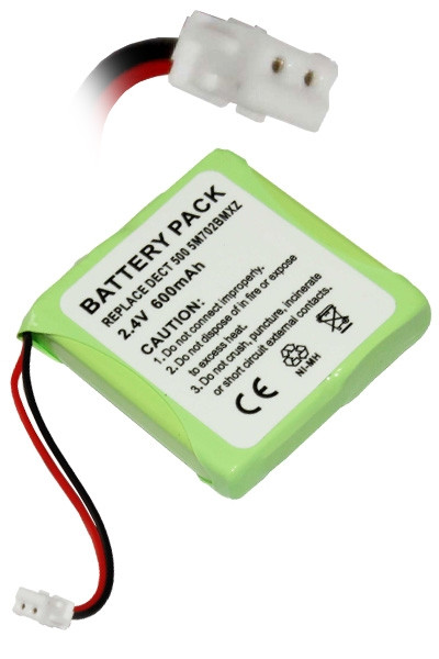 DeTeWe GP0845 / 5M702BMXZ / GP0827 accu (600 mAh, 123accu huismerk)  ADE00015 - 1