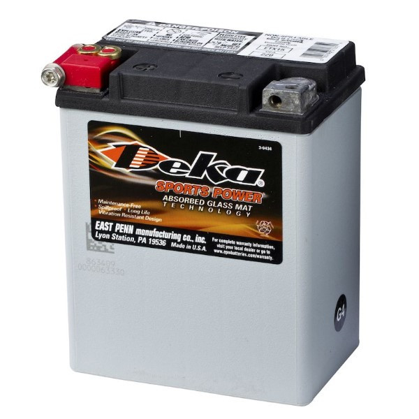 Deka Sports Power AGM ETX15 accu (12V, 14Ah, 220A)  ADE01316 - 1