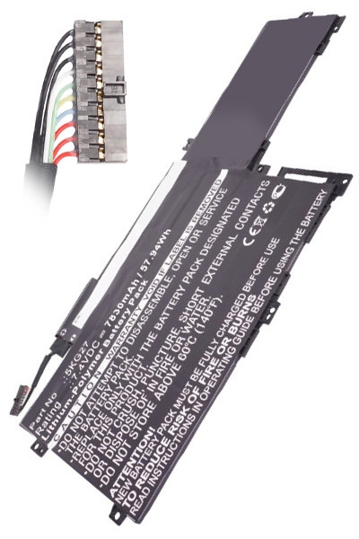 Dell 5KG27 accu (7.4 V, 7830 mAh, 58 Wh, 123accu huismerk)  ADE00277 - 1