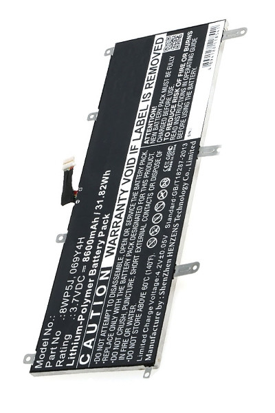 Dell 8WP5J / 069Y4H accu (3.7 V, 8600 mAh, 123accu huismerk)  ADE00781 - 1