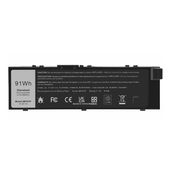 Dell MFKVP accu (11.4 V, 7950 mAh, 91 Wh, 123accu huismerk)  ADE01018 - 1