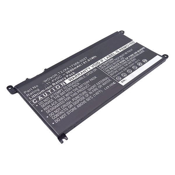 Dell WDX0R accu (11.4 V, 3650 mAh, 42 Wh, 123accu huismerk)  ADE00778 - 1