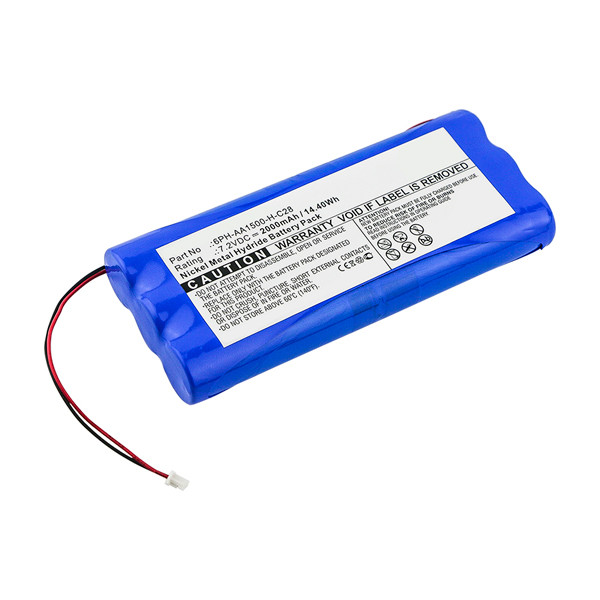 Direct 6PH-AA1500-H-C28 accu (2000 mAh, 123accu huismerk)  ADI00019 - 1