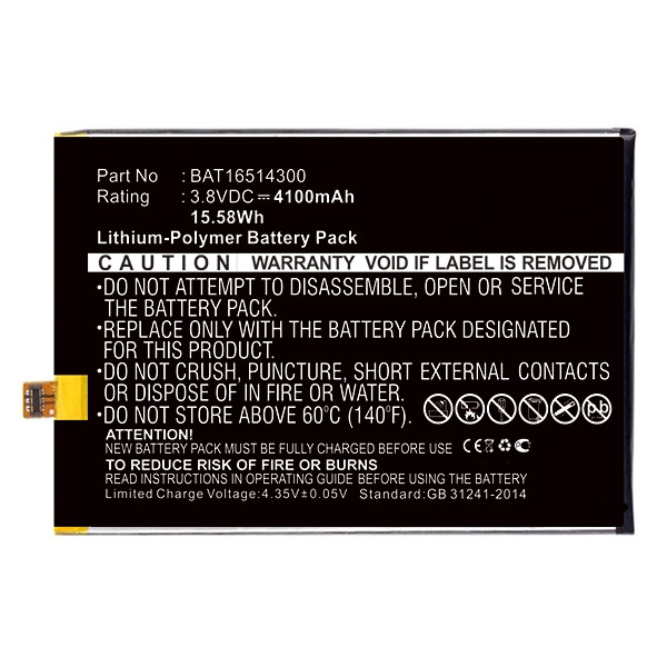 Doogee BAT16514300 accu (4100 mAh, 123accu huismerk)  ADO00198 - 1