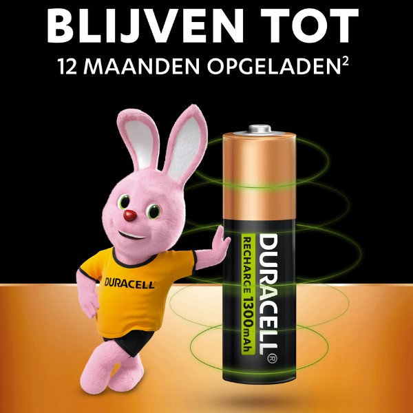 Duracell Oplaadbare AA / HR6 Ni-Mh Batterijen (20 stuks, 1300 mAh)  ADU00379 - 4