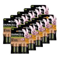 Duracell Oplaadbare AA / HR6 Ni-Mh Batterijen (40 stuks, 1300 mAh)  ADU00380