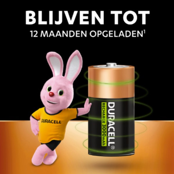 Duracell Oplaadbare C / HR14 Ni-Mh Batterijen (10 stuks, 3000 mAh)  ADU00271 - 2