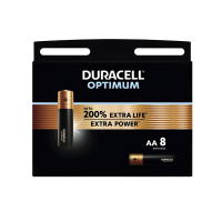 Duracell Optimum AA / MN1500 / LR06 Alkaline Batterij (8 stuks)  ADU00194