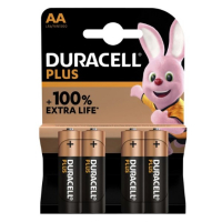 Duracell Plus 100% Extra Life AA (4 stuks)