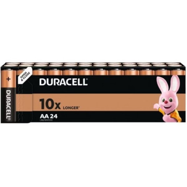 Duracell Power AA / MN1500 / LR06 Alkaline Batterij (24 stuks) Duracell