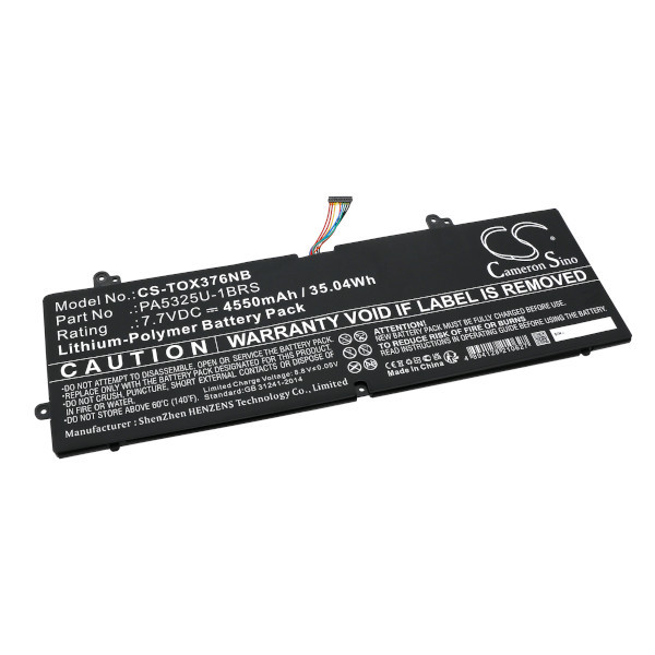 Dynabook PA5325U-1BRS accu (7.7 V, Li-pl, 4550mAh, 123accu huismerk)  ADY00216 - 1