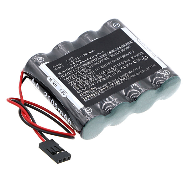 EI Mobika 338 accu (4.8 V, 2000 mAh, 123accu huismerk)  AEI00119 - 1