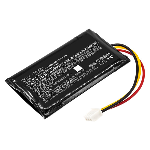 EXFO GP-2295 accu (3.7 V, 1900 mAh, 123accu huismerk)  AEX00092 - 1