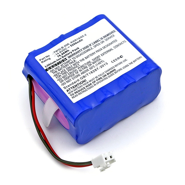 Edan TWSLB-006 / 4IXR19/65-2 accu (5200 mAh, 123accu huismerk)  AED00009 - 1