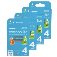 Eneloop Panasonic Eneloop Lite Oplaadbare AAA / HR03 Ni-Mh Batterijen (16 stuks, 550 mAh)  AEN00086