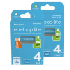 Eneloop Panasonic Eneloop Lite Oplaadbare AAA / HR03 Ni-Mh Batterijen (8 stuks, 550 mAh)  AEN00064 - 1