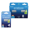 Eneloop Panasonic Eneloop Oplaadbare AAA / HR03 Ni-Mh Batterijen (12 stuks, 800 mAh)  AEN00080 - 1