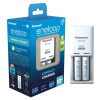 Eneloop Panasonic Eneloop Oplaadbare AA / HR06 Batterij + Basic Charger (2 stuks, 2000 mAh)  AEN00018 - 1