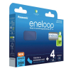 Eneloop Panasonic Eneloop Oplaadbare AA / HR6 Batterijen + Case (4 stuks, 2000 mAh)  AEN00031 - 1