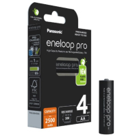 Eneloop Panasonic Eneloop Pro Oplaadbare AA / HR6 Ni-Mh Batterijen (4 stuks, 2500 mAh)  AEN00003