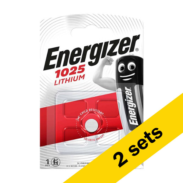 Energizer CR1025 / DL1025 / 1025 Lithium knoopcel batterij 2 stuks  AEN00050 - 1