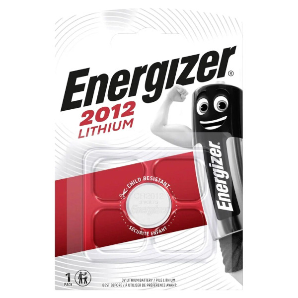 Energizer CR2012 3V Lithium knoopcel batterij 1 stuk  AEN00062 - 1
