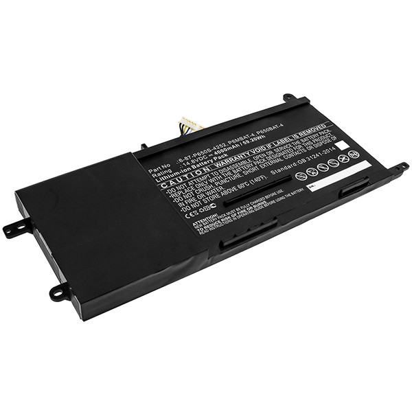 Eurocom P6MBAT-4 / P650BAT-4 accu (14.8 V, 4000 mAh, 123accu huismerk)  AEU00011 - 1