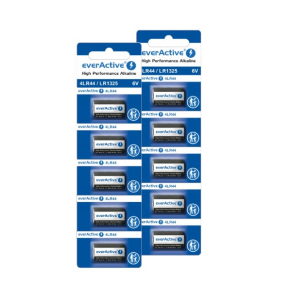 EverActive 4LR44 Alkaline 6V Batterij 10 stuks  AEV00054 - 1