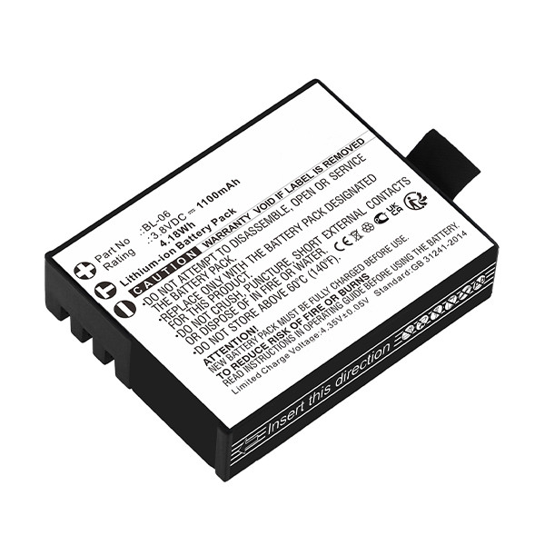 Ezviz BL-06 accu (1100 mAh, 123accu huismerk)  AEZ00008 - 1