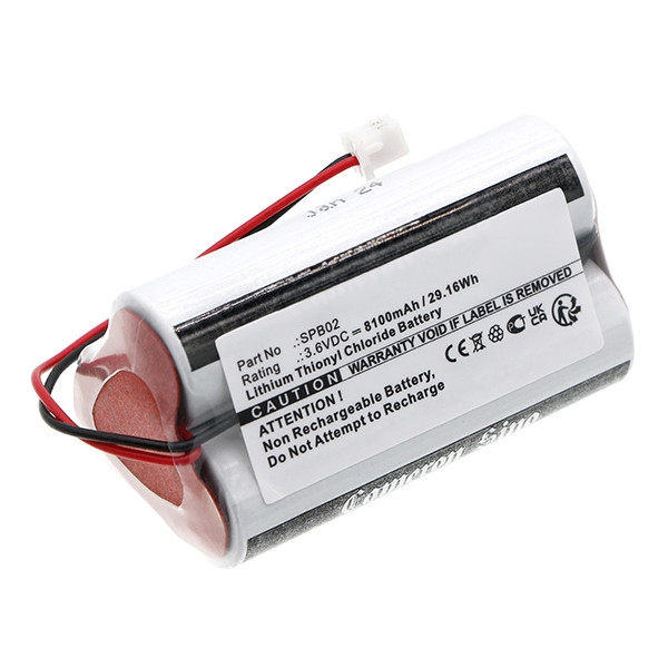 Fluidwell SPB02 accu (3.6 V, 8100 mAh, 123accu huismerk)  AFL00097 - 1