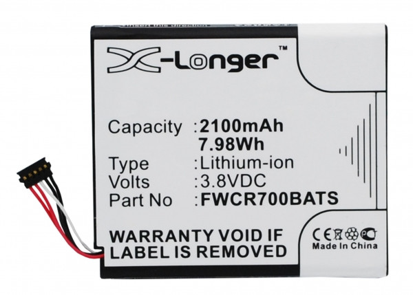 Franklin ICP565156A / FWCR700BATS accu (2100 mAh, 123accu huismerk)  AFR00030 - 1