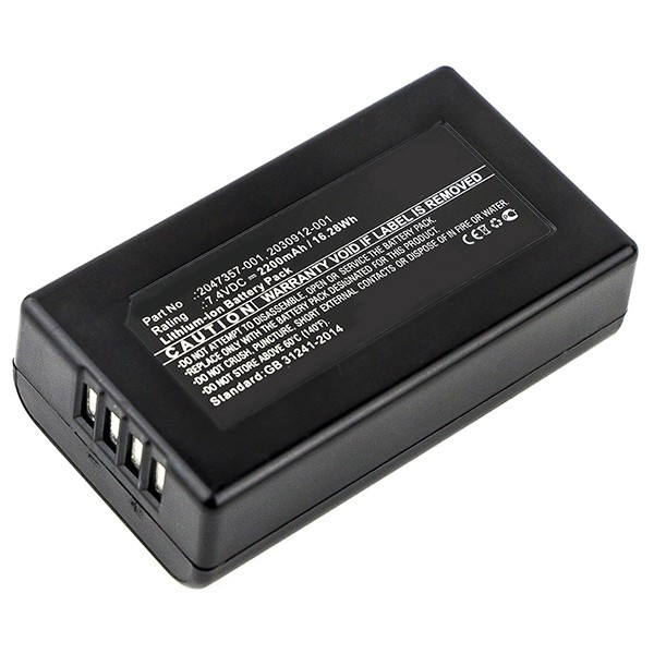 GE 2030912-001 / 2047357-001 accu (2200 mAh, 123accu huismerk)  AGE00083 - 1