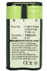 GE 2400 / 2403 / 80-5216-00-00 accu (1500 mAh, 123accu huismerk)  AGE00028 - 1