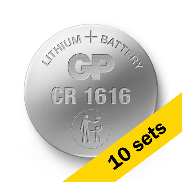 GP CR1225 Lithium knoopcel batterij 10 stuks  AGP00165 - 1