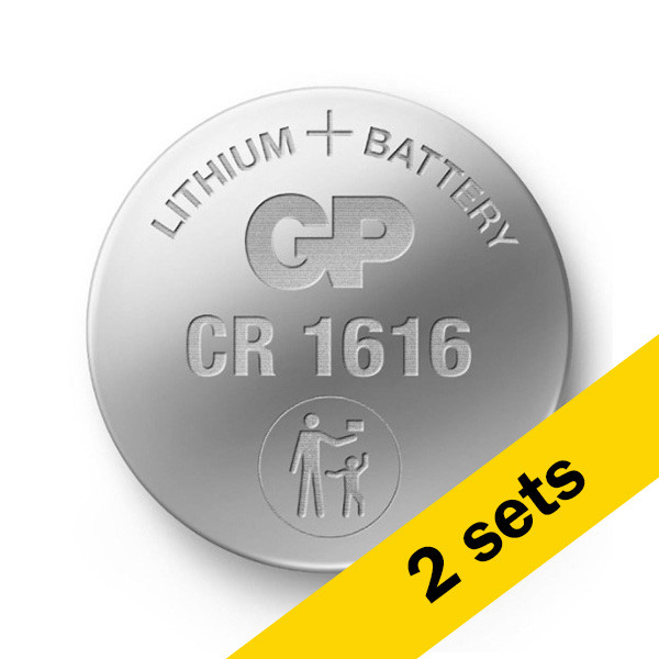 GP CR1225 Lithium knoopcel batterij 2 stuks  AGP00159 - 1