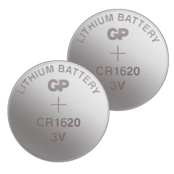 GP CR1620 3V Lithium knoopcel batterij 2 stuks  AGP00163 - 1