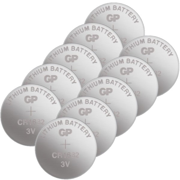 GP CR1632 3V Lithium knoopcel batterij 10 stuks  AGP00173 - 1