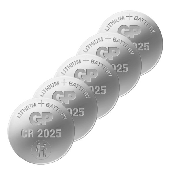 GP CR2025 / / 2025 Lithium knoopcel batterij stuks 123accu.nl