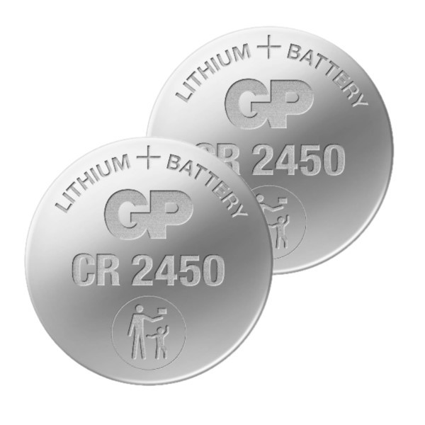 GP CR2450 3V Lithium knoopcel batterij 2 stuks  AGP00188 - 1