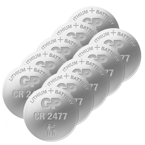 GP CR2477 3V Lithium knoopcel batterij 10 stuks  AGP00160 - 1