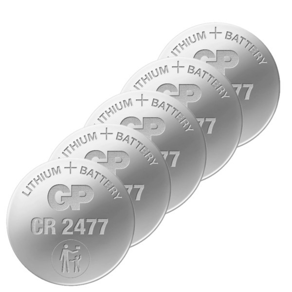 GP CR2477 3V Lithium knoopcel batterij 5 stuks  AGP00167 - 1