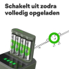 GP Dock Basislader + GP ReCyko Oplaadbare AA / HR6 Ni-Mh Batterijen (4 stuks, 2100 mAh)  AGP00109 - 6