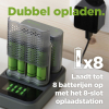 GP Dock Snellader + GP ReCyko Oplaadbare AA Ni-Mh Batterijen (8 stuks, 2600 mAh)  AGP00106 - 4