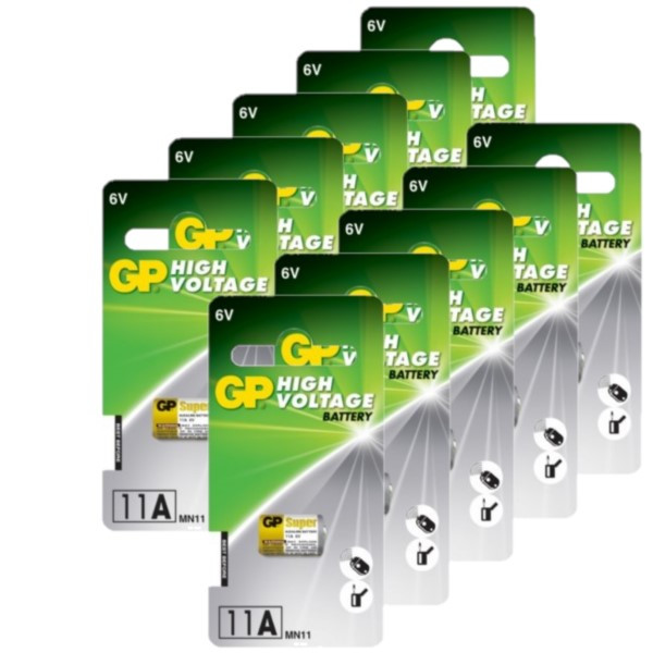 GP MN11 / A11 / V11A Alkaline 6V batterij 10 stuks  AGP00211 - 1