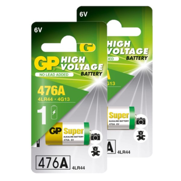 GP Super 476A / 4LR44 / V4034PX Alkaline 6V Batterij 2 stuks  AGP00215 - 1