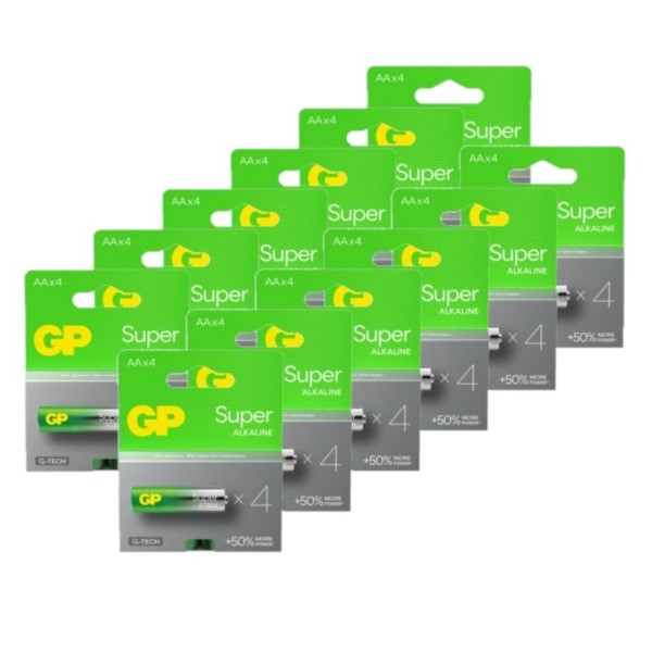 GP Super G-Tech AA / MN1500 / LR06 Alkaline Batterij 48 stuks  AGP00342 - 1